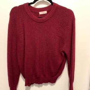 Maroon/Burgundy Knit Soft Sweater